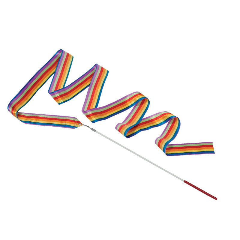 Vimpel til gymnastikk - regnbuefarget
