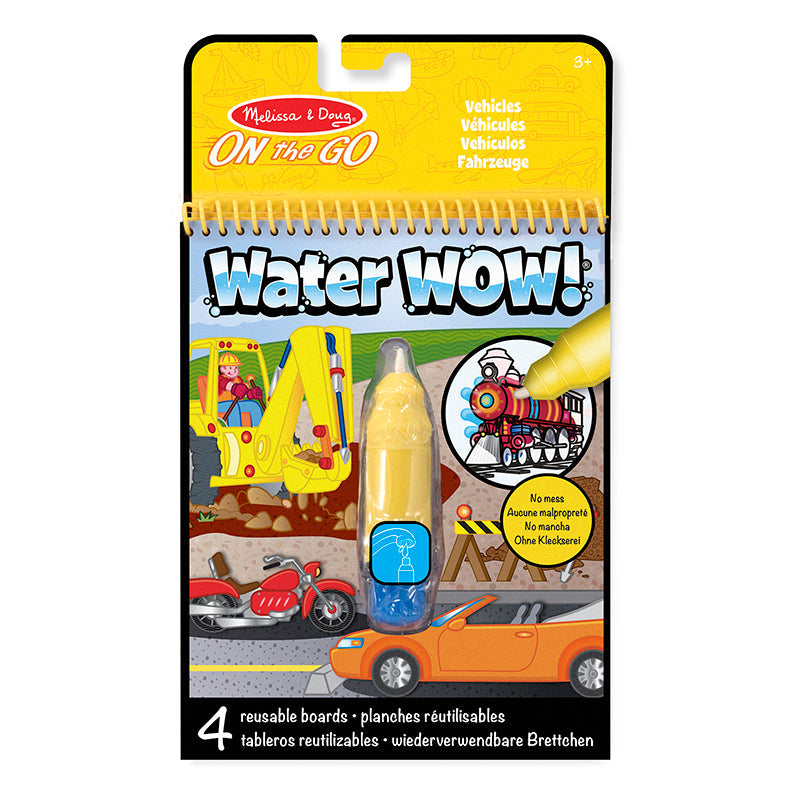 Water-wow, mal m. vand, genanvendelig motiver - køretøjer