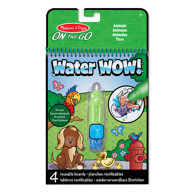Water-wow, mal m. vand, genanvendelig motiver - dyr