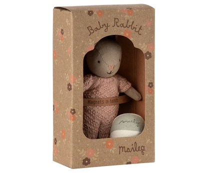 Maileg kaninsett, Micro - Sand/Rosa