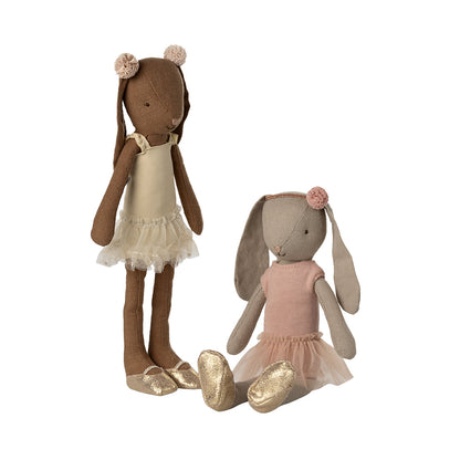 Maileg kanin str. 2, brun - Ballettdrakt og tylskjørt - creme