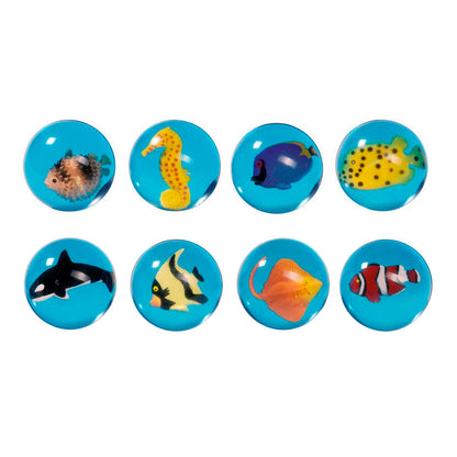 Goki sprettball med 3D-fisk, assortert modell