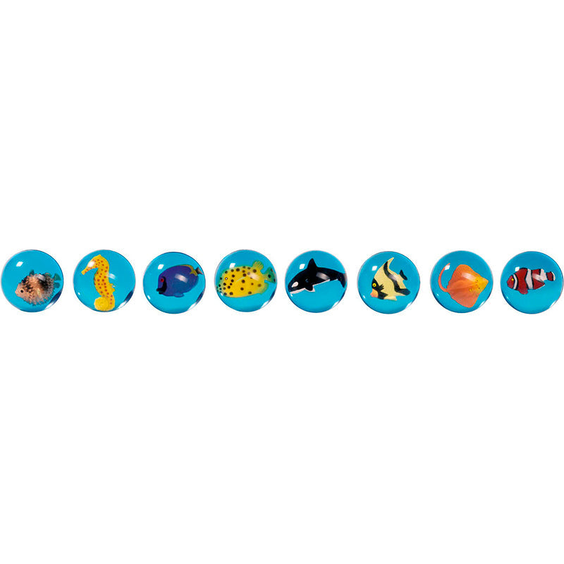 Goki sprettball med 3D-fisk, assortert modell