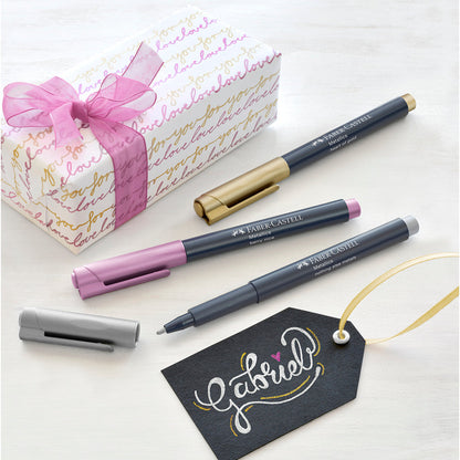 Faber-Castell Metallic marker, 6 stk.