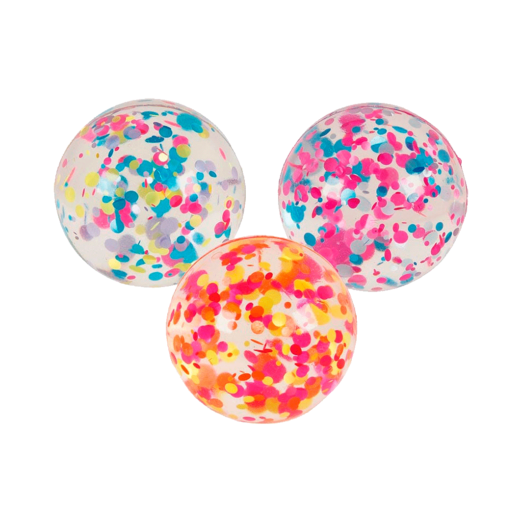 Goki sprettball . prikker, ass. farger