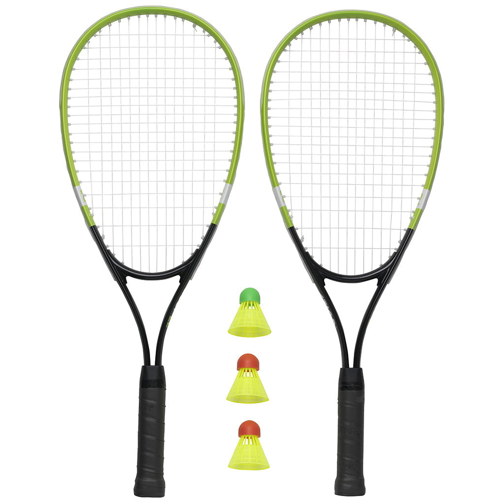 Stiga Speed badmintonsæt Loop 22 med to ketchere og fjerbolde