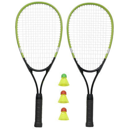 Stiga Speed badmintonsæt Loop 22 med to ketchere og fjerbolde