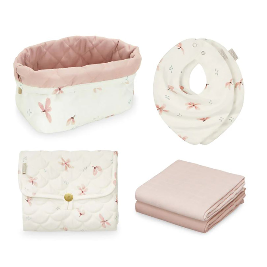 Cam Cam babygavesett, liten - Windflower creme