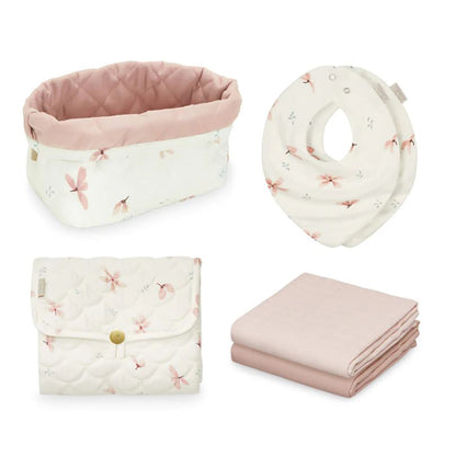 Cam Cam babygavesett, liten - Windflower creme