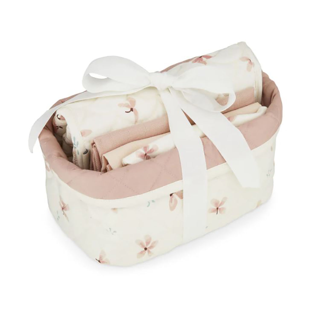 Cam Cam babygavesett, liten - Windflower creme