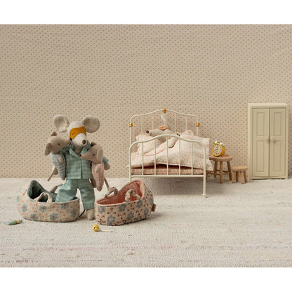 Maileg Babymus i babylift, Rose