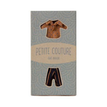 Maileg tilbehør til far mus, Skjorte og stripete bukser