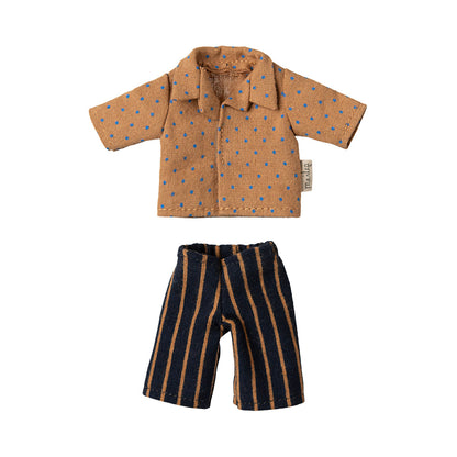 Maileg tilbehør til far mus, Skjorte og stripete bukser