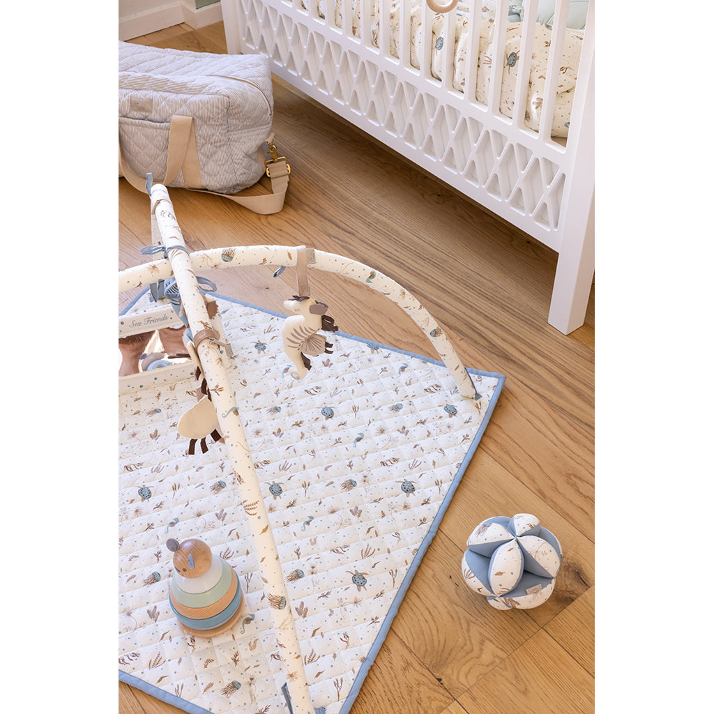 Cam Cam aktivitetsleketøy, Tummy time spejl - Sea Garden