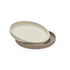 Cam Cam flad tallerken, 2-pak, Flower plates - Earth mix