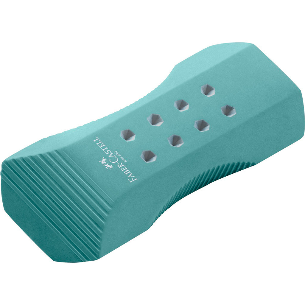 Faber-Castell viskelær med glitter, 3 ass. farger