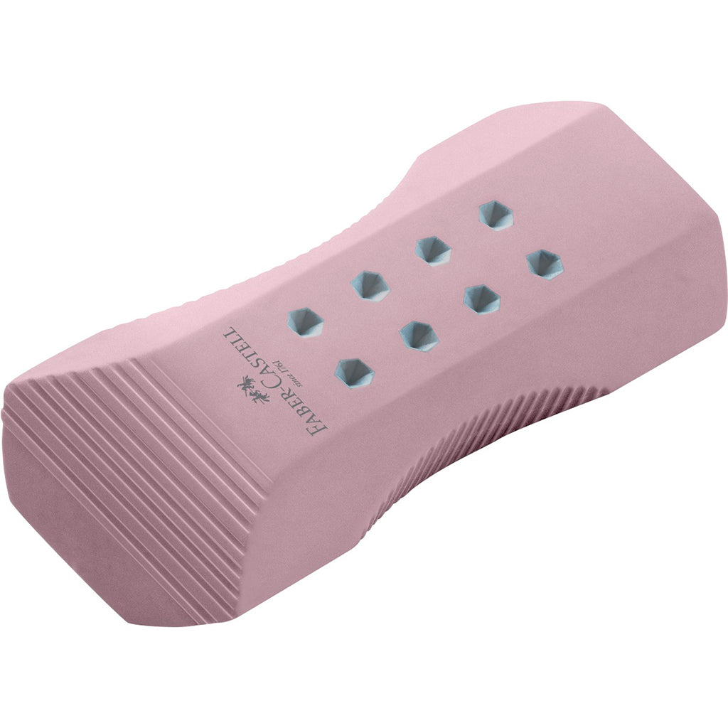 Faber-Castell viskelær med glitter, 3 ass. farger