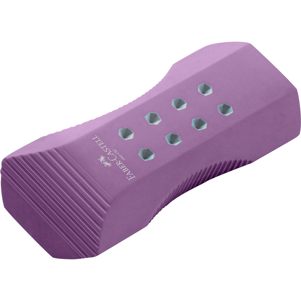 Faber-Castell viskelær med glitter, 3 ass. farger