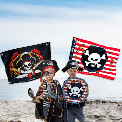 Liontouch Sjørøverflagg, Captain cross flag - 70 x 100 cm