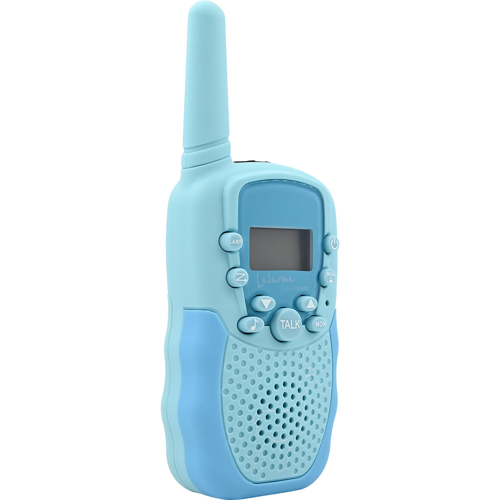 Lalarma walkie talkie for barn, blue