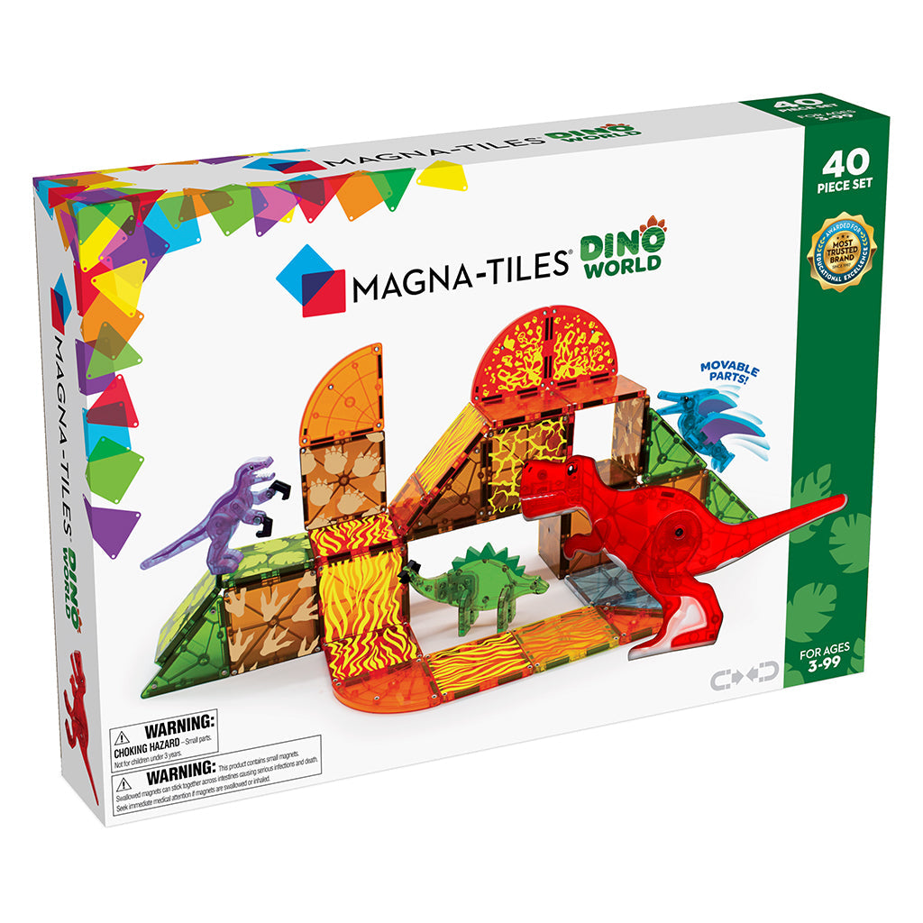 Magna-Tiles Dino world, 40 deler