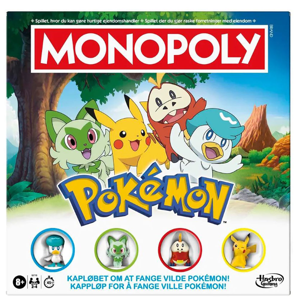 Hasbro Monopoly Pokemon DK/NO