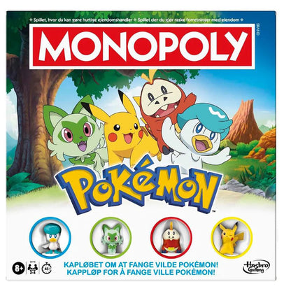 Hasbro Monopoly Pokemon DK/NO