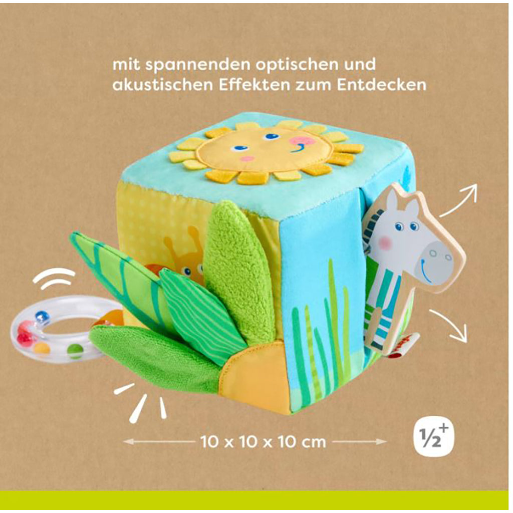 Haba aktivitetskube, Zebra
