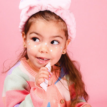 Oh Flossy Naturlig Lip Gloss til barn, Sett med 3 farger