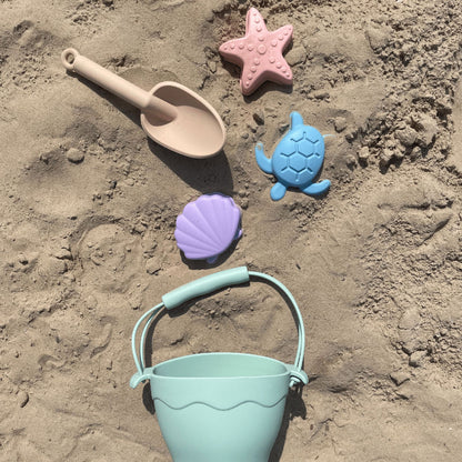 Swim Essentials, Sandsæt 5 deler silikon – Pure Tones Pastel