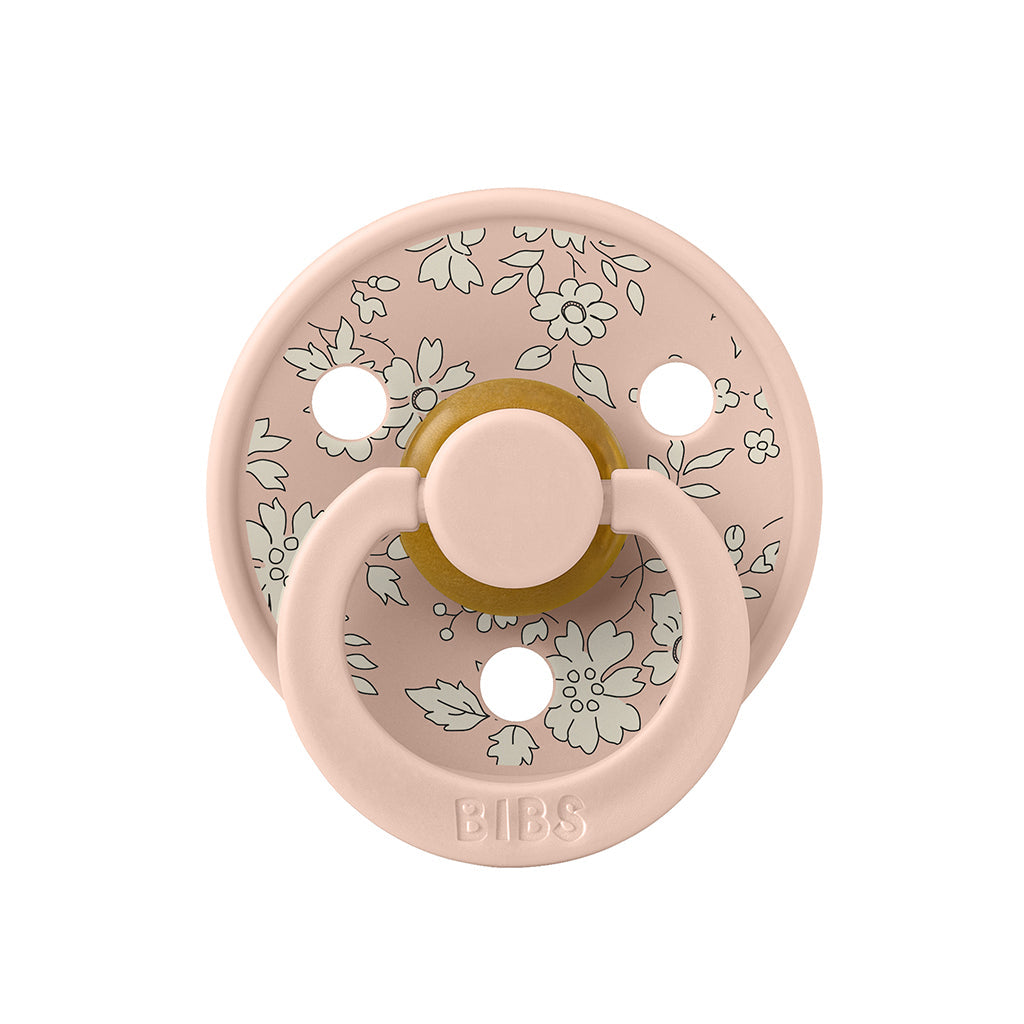 Bibs Liberty, 2-pk Colour, smokker i naturgummi, str. 2 - Capel - Blush Mix