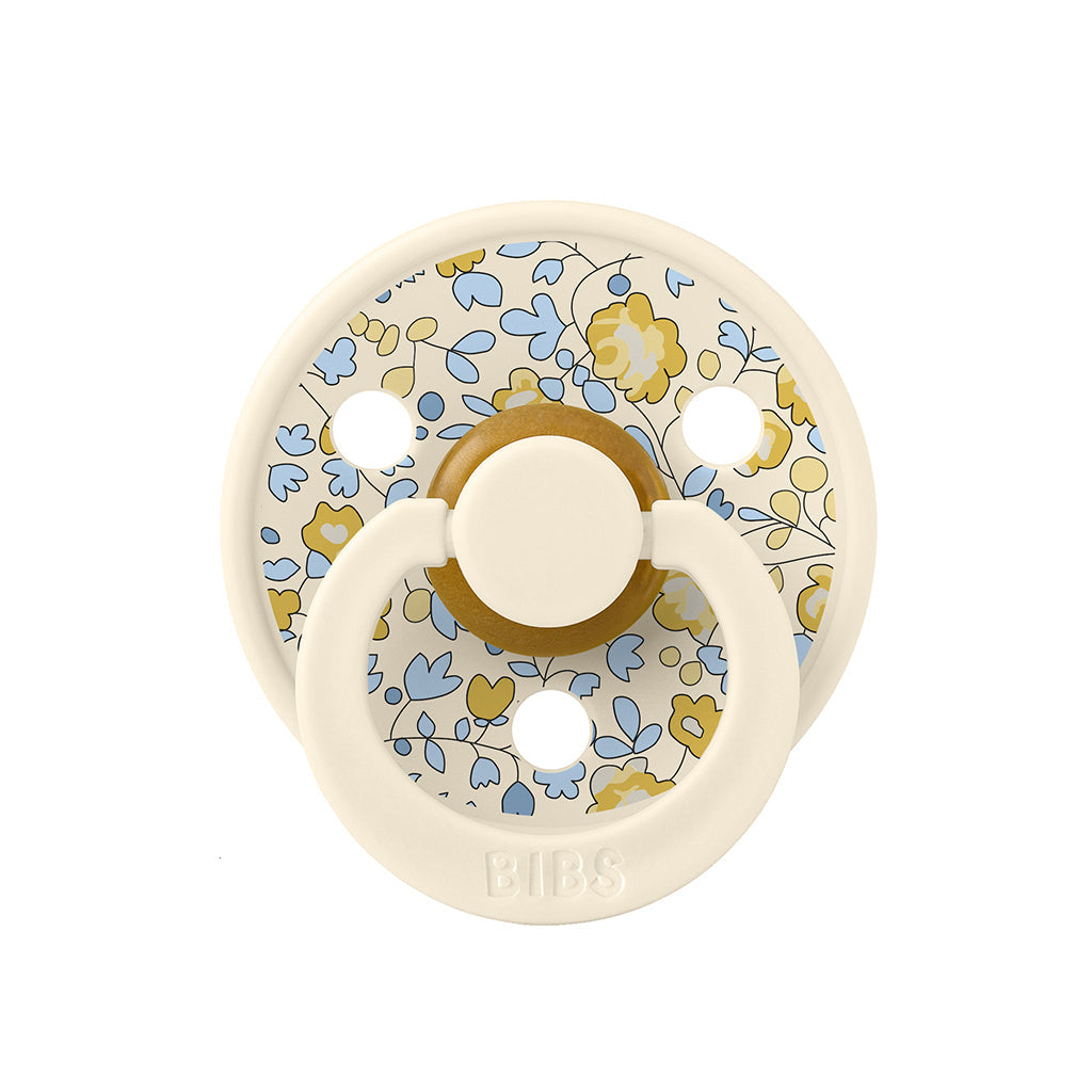 Bibs Liberty, 2-pk Colour, smokker i naturgummi, str. 2 - Eloise - Sage Mix