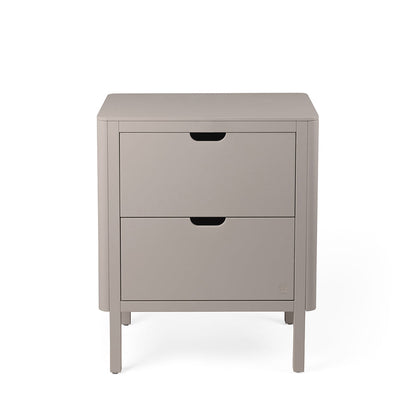 Sebra stellebord i tre, 2-i-1 design med skuffer - Jetty beige