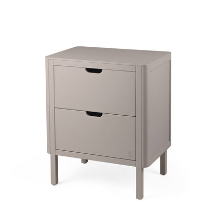 Sebra stellebord i tre, 2-i-1 design med skuffer - Jetty beige