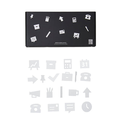 Design Letters, Kontorikoner til Message Board - white
