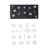 Design Letters, Kontor ikoner til Message Board - white