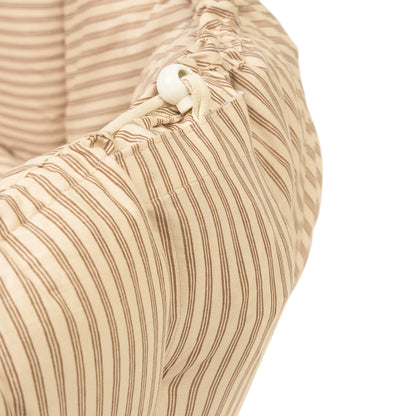 Play&amp;Go Bloom, Tre-i-én babyleketeppe, økologisk - Stripes brown