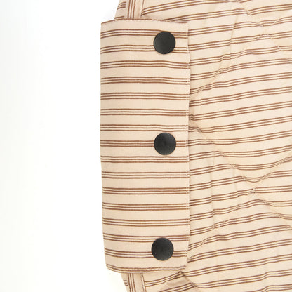 Play&amp;Go To-i-én babytæppe, økologisk - Stripes brown