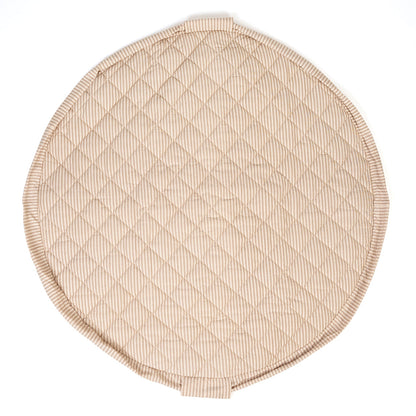 Play&amp;Go To-i-én babytæppe, økologisk - Stripes brown