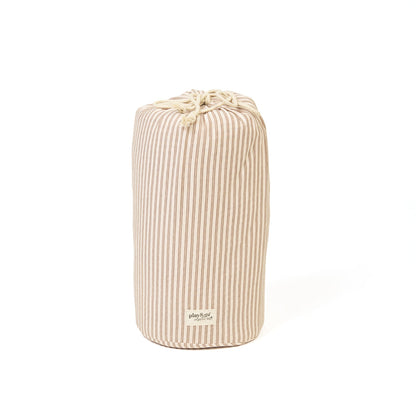 Play&amp;Go To-i-én babytæppe, økologisk - Stripes brown