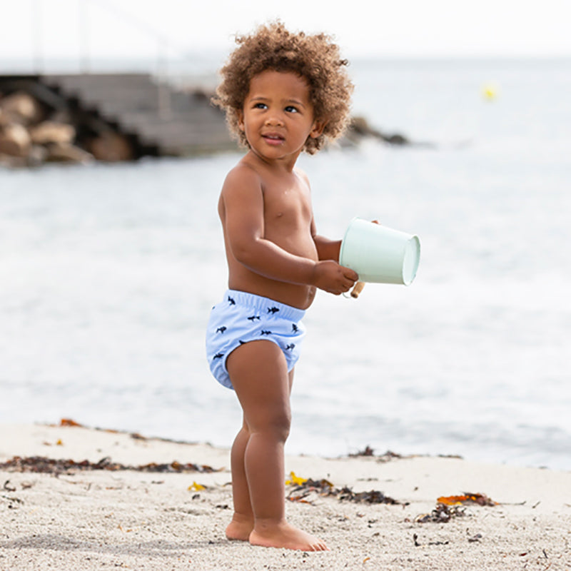 Petit Crabe UV badebleiebukse, Leo Blue Fish - 0-3 år