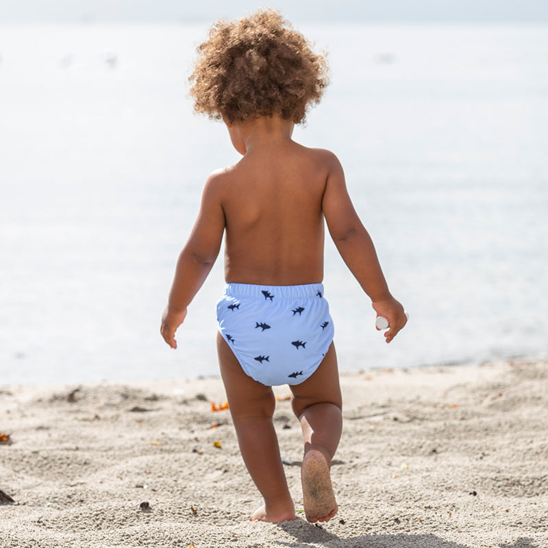 Petit Crabe UV badebleiebukse, Leo Blue Fish - 0-3 år