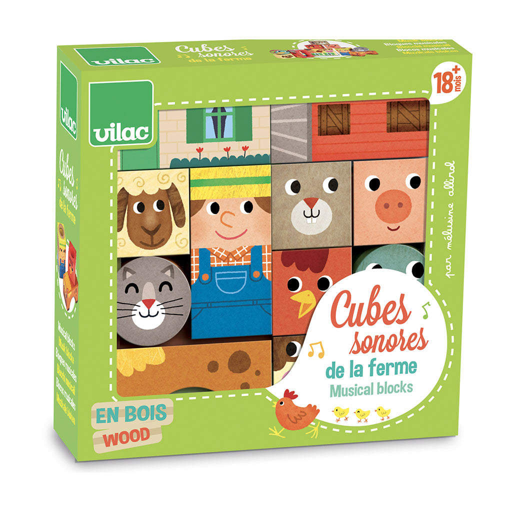 Vilac klosser i tre m. lyd - bondegård