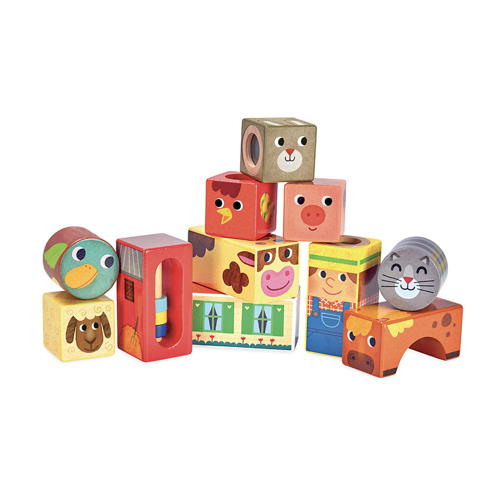 Vilac klosser i tre m. lyd - bondegård