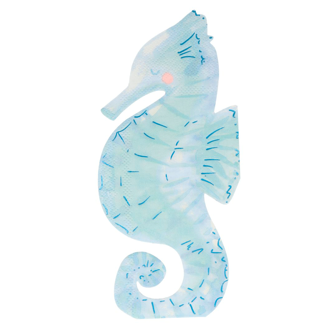 Meri Meri servietter, Sjøhest - 16 stk.