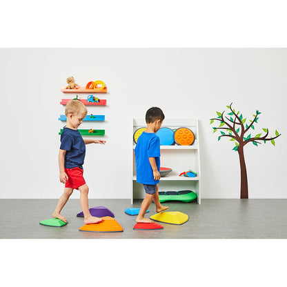 Gonge tråkke-på steiner, 6 stk