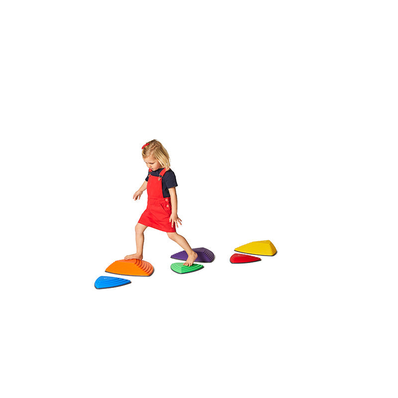 Gonge tråkke-på steiner, 6 stk