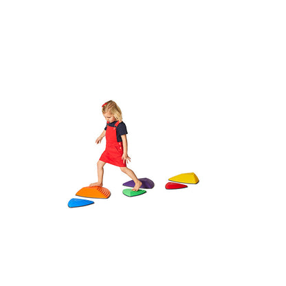 Gonge tråkke-på steiner, 6 stk