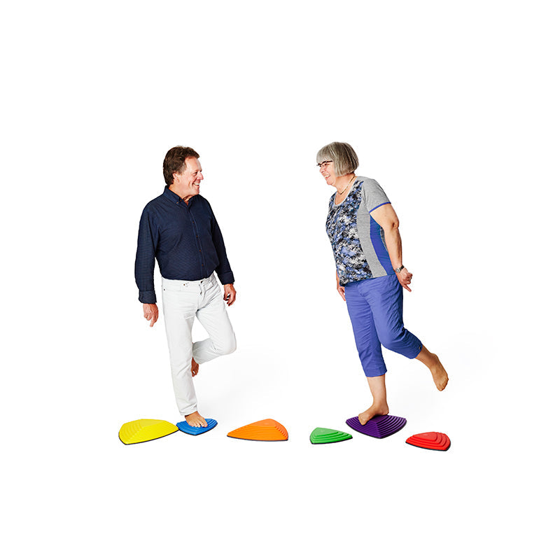 Gonge tråkke-på steiner, 6 stk