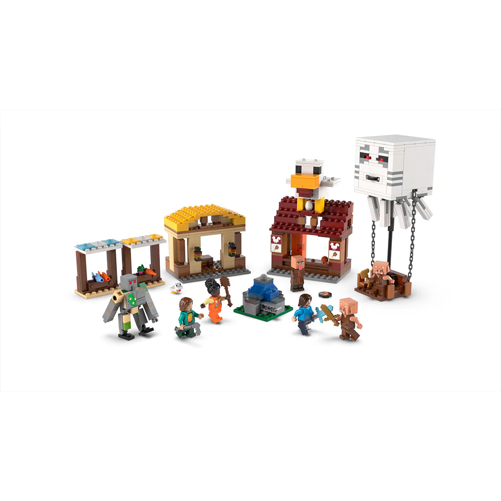 LEGO® Minecraft, Ghast-ballongens angrep på landsbyen